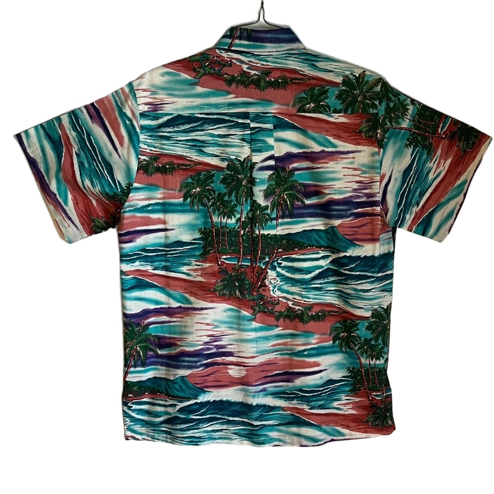 Tropical Print Men's Shirt - Picture 3 of 4